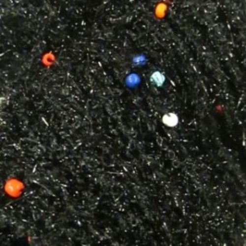 Harlow -  beaded yarn black